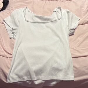 Old Navy Classic White Short Sleeve Tee